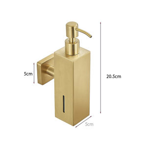 Wall Mounted Shower Gel Bottle Kitchen Soap Dispensers Detergent Kitchen Cleaner Pump Bottle Soap and Bathroom Wall Dispenser