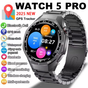 2025 New Watch GT5Pro Smart Watch 1.53“ AMOLED Screen NFC GPS Tracker BT Call Health Waterproof Smartwatch Men Women For Android