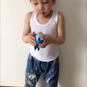 Kids High Quality Cotton Sando Shirt Soft Top and Comfortable for Boys and Girls 2-10 Years Old
