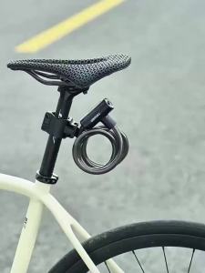 TOSUOD | TOSUOD Bicycle Lock Free Mounting Bracket And 2 Keys Included Motorcycle Bike Cable Lock