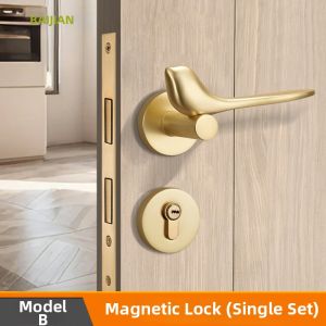 BAIJIAN | Quiet Magnetic Divided Door Lock for Bedroom