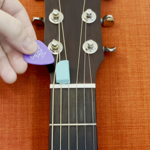 Easy Guitar Pick Holder for Case – Horizontal Pick Clip for Travel Secure Pick Storage Acoustic Electric Guitar Accessory Gift