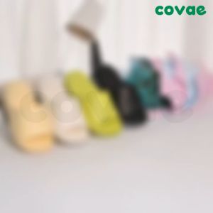 Covae Sandal AIR SLIPPER Bantalan Tumit Super Empuk Bahan EVA (Premium) Sandal Slip On Wanita - Yellow