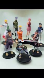 Bandai | Anime Naruto Action Figure Shippuuden Uzumaki Naruto Uchiha Sasuke Itachi Kakashi  Anime Figure PVC Collection Model Doll Toy