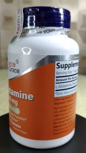 Viên uống L-Glutamine hỗ trợ sức khỏe trí não Hồi phục và phát triển cơ bắp 500 mg 150 viên