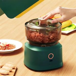 350ml Electric Garlic Chopper Mini Cordless Meat Grinder USB Rechargeable Vegetable Onion Chopper Small Electric Food Processor