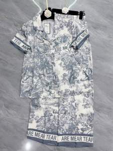 Bộ Đồ Ngủ Lụa Việt Nam Hoạ Tiết Hoa Văn Nhiều Mẫu - Dưới 60kg