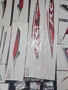 Tem exciter 2010 đỏ đen rc chính hãng yamaha đầy đủ các đời chính hãng và tem 3 lớp cho ae cần