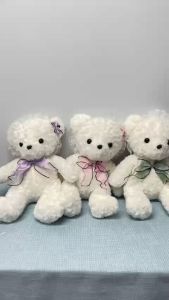 Gấu bông teddy mầu trắng. thú nhồi bông teddy cho bé gái hàng nhập khẩu cao cấp