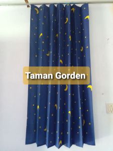 [GROSIR] TERLARIS GORDEN PLISKET BAHAN KATUN MOTIF BULAN BINTANG MODEL KAWAT S UNTUK PINTU DAN JENDELA