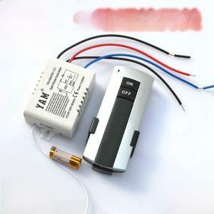 For Home Wireless Power Smart Remote Control Switch 220V LED Lamp Ceiling Luminaire Surface Mounted Luminaire Remote Control One Way Remote Control