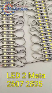 Lampu Led Modul 2 Mata Roshan [2607-2835] 0.4W 12V | Cold White Warm White