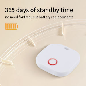 SWE Smart Finder Mini GPS Tracker Anti-lost Activity Tracker Smart Bluetooth GPS Tracker Anti-lost Alarm Device  GPS Bag Wallet Pets Key Finder Bluetooth 4.0 Smart Trackers for Baby Kids (Penggera anti-hilang)