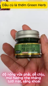 Dầu cù là thơm bạc hà Green Herb Balm 30g 50g