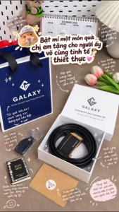 Thắt Lưng Nam Galaxy Cao Cấp Khoá Tự Động Dây Nịt Nam Thời Trang Công Sở Hàng Ngày Thanh Lịch Sang Trọng