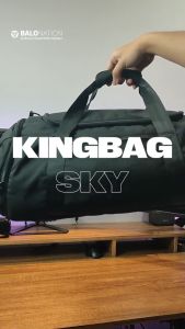 [CHÍNH HÃNG] Túi trống du lịch / Gym KINGBAG Sky - Túi thể thao có ngăn đựng giày chống thấm nhẹ trang bị đế giảm chấn đệm vai - BH dài hạn