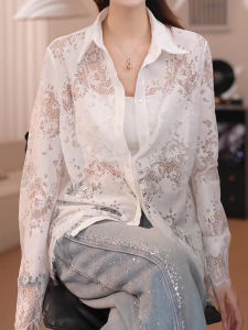 SHUAIYUE | Áo Blouse Vintage Phong Cách Dễ Thương Có Ren