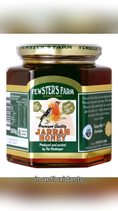 Fewsters Farm Organic Jarrah Honey TA 30+ 500g Jarrah honey is a rare unique high activity honey found only in WA