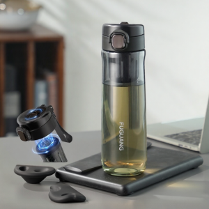 FUGUANG | Tea Infuser Cup with Tea Separation Magnetic Lid Large Capacity Sports Cup