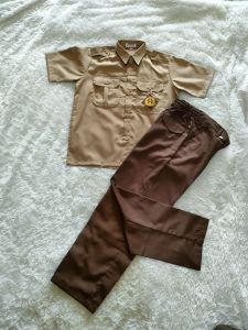 eLDe Setelan Pramuka Penggalang SD MI Tangan Pendek Laki Laki