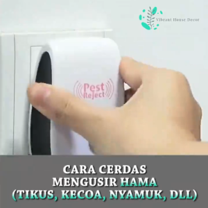 Pest Reject Alat Usir Tikus Ultrasonic Alat Pengusir dan Pembasmi Serangga Nyamuk Tikus Lalat Kecoak