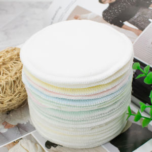 14Pcs Organic Reusable Nursing Pads Washable for Breastfeeding & Leaking Random Color