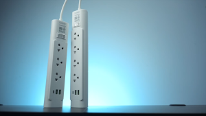 Lumira LS-703/2U 3M White 3Outlet 2Usb 2300W ปลั๊กสามตา