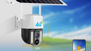 Kamera Keamanan IP Outdoor V380 Pro CCTV 1080P dengan Panel Surya & 4G SIM WiFi - Penglihatan Malam Full HD