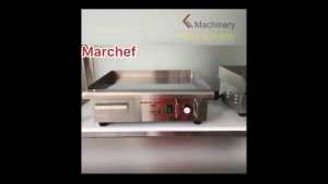Bếp chiên phẳng điện Marchef EG-548D công suất 3kW mặt chiên thép A3 dày 8mm mạ Crom