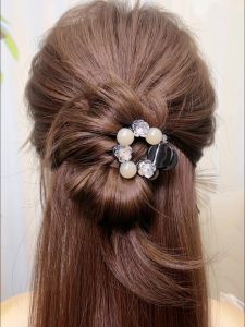 Kẹp Tóc Búp Bê Mới 2025 Dành Cho Nữ Kẹp Tóc Nửa Đầu Kẹp Tóc Bên Hông Kẹp Tóc Shark Phụ Kiện Tóc Cao Cấp