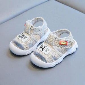 Baby Summer Slip-On Shoes Soft Bottom Anti-Slip Walkers for 1-2 Years Old Boys And Girls Comfortable Cloth Shoes for Toddlers