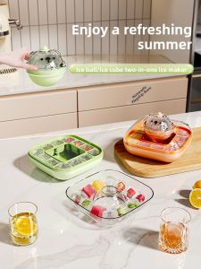 MEIZHUFU | Food-Grade Ice Ball Molds with Pressing Function