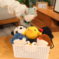 JOJO CASTLE Soft Squishy Plush Toy Stress Relief Keychain Cute Huggable Companion Doll Pendant. 