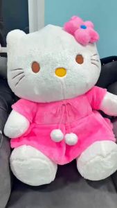 ตุ๊กตาคิตตี้ตัวใหญ่ ผ้าขนนุ่ม งานปักอย่างดี สินค้าพร้อมส่ง มีหลายแบบให้เลือก