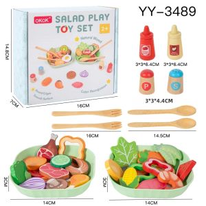 Bộ Đồ Chơi Nhà Bếp Giả Lập Bằng Gỗ Trò Chơi Nấu Ăn Cho Trẻ Em Từ 2 Tuổi Trở Lên Kèm Phụ Kiện Đồ Ăn Dành Cho Cả Bé Trai Và Bé Gái
