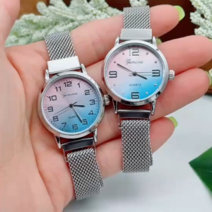 GENAVA นาฬิกาผู้หญิง แบรนด์แท้ กันน้ำได้ สายสแตนเลส แม่เหล็ก หน้าปัด 30 มม สิ้นค้าส่งจากไทย