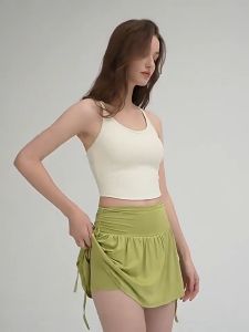 Rok Wanita Skirt Sport Korean Style Pakai Tali Serut Samping