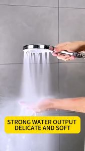 Kepala Shower kamar mandi Set Hand kepala Shower Tekanan Tinggi Shower/Selang 1.5m+Braket