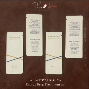 [WHOO] Combo 10 or 20 gói ROYAL REGINA Energy Drop TREATMENT 1ml Date 09.2028