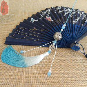 Vòng Đeo Eo Tua Rua Hai Màu Phong Cách Cung Đình Cổ Điển Trang Sức Thời Trang Phụ Kiện Hanfu Qipao Tua Rua Chuông