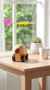 Timi Baby Squeeze Toy Cpybra Fidget Toy with Wheels Creative Portable Vent Toys Funny Pinch Toy for Kids