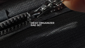 [Matador] Mesh Organizer Bag Set (3-Pack) - Breathable Travel Packing Cubes - Lightweight Durable Zipper Storage Pouches for Toiletries Electronics & Clothes