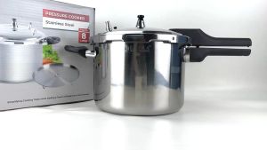 SUPRA Panci Presto 8 Liter Stainless / Pelunak Daging / Pressure Cooker + Steamer