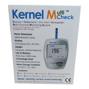 Kernel Multi Function Monitoring System Glucose/ Uric Acid & Cholesterol
