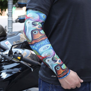 Găng Tay Hình Xăm Chống Nắng Găng Tay Dài Găng Tay Đạp Xe Bóng Chày Bóng Đá Là Ống Tay Tuyệt Vời Nhất Cho Nam Nữ
