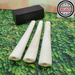 Once pipa sedotan tulang kerbau motif oval B116