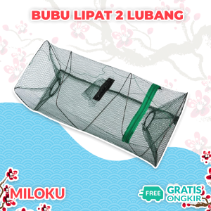 Miloku Bubu Bubu: Perangkap Ikan Lipat 2 Lubang & Alat Pancing