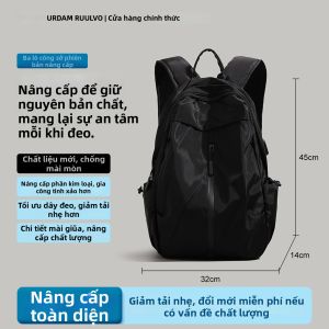 URCDN RDALVO | Balo Máy Tính Sinh Viên Du Lịch Ngắn Ngày Dung Lượng Lớn Gấp Đặt