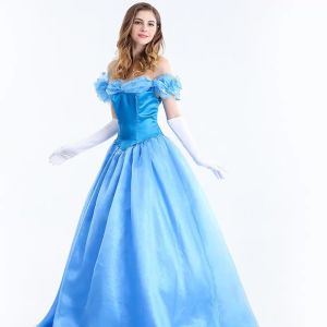 Váy biểu diễn sân khấu cho ngày trẻ em  2023 Halloween Châu Âu và Mỹ cosplay Váy công chúa Cinderella cho phụ nữ