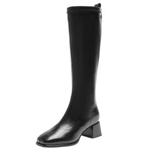 Josiny | Fleece Lined High Heel Tall Shaft Boots